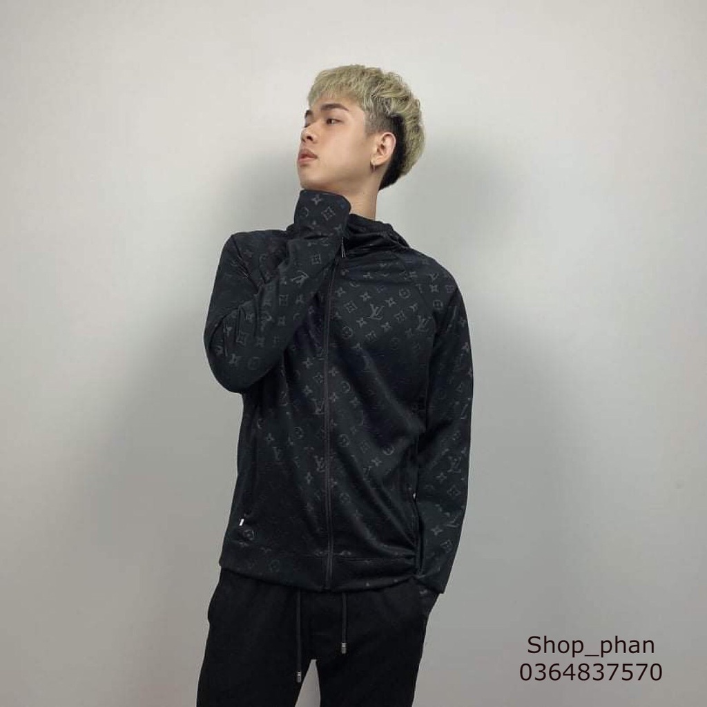 Áo Chống Nắng Dập Vân Nam Chất Umi 2 Túi Khoá Kéo Trẻ Trung Thời Trang