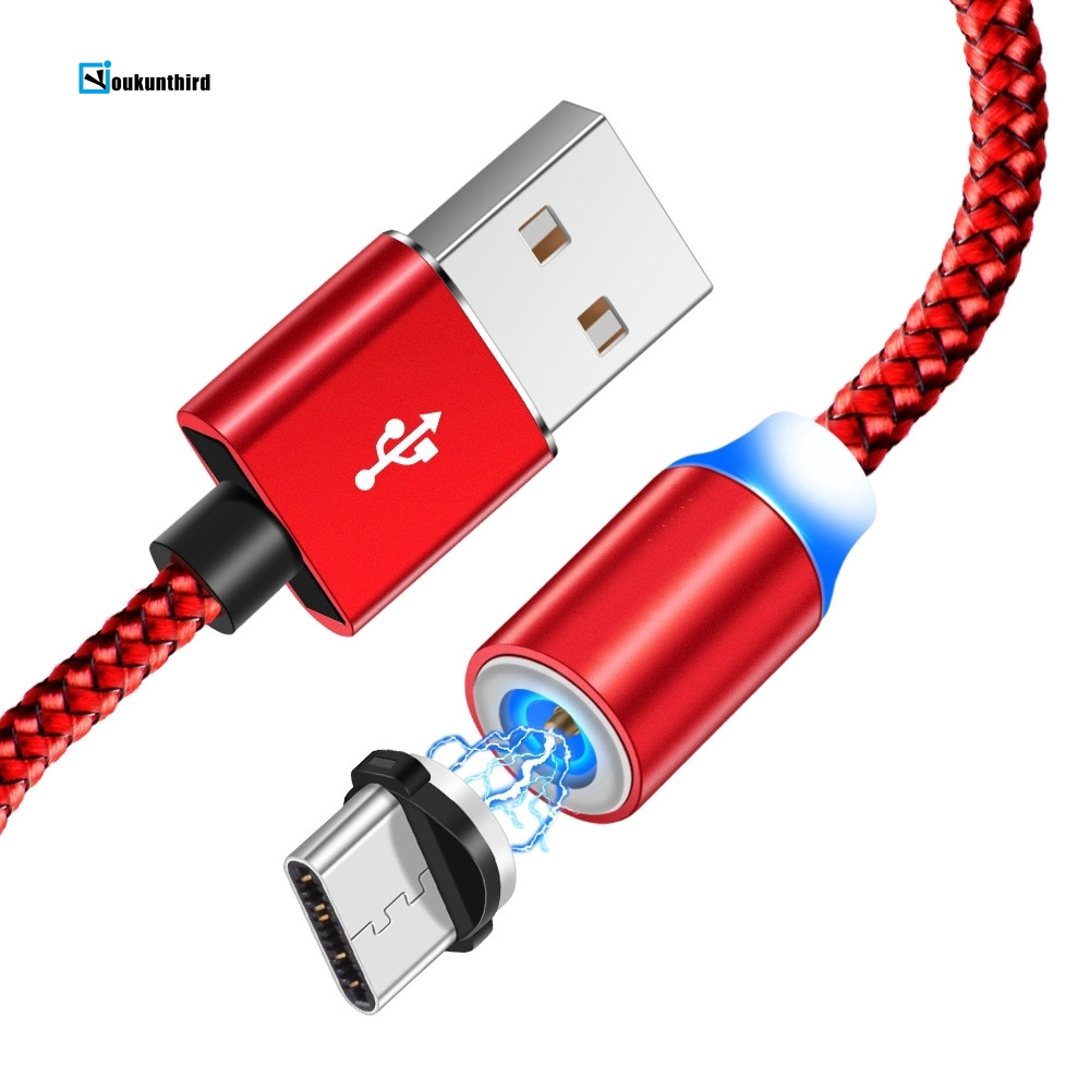 Cáp sạc nhanh KABEL có đèn LED Micro USB + Lightning