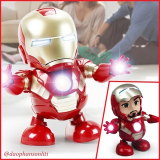 [Có sẵn] Người sắt IRON MAN mở mặt nạ nhảy múa