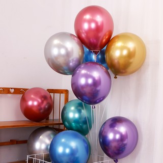 Bán lẻ 50 bóng chrome siêu nhũ 10" trang trí tiệc đám hỏi đám cưới