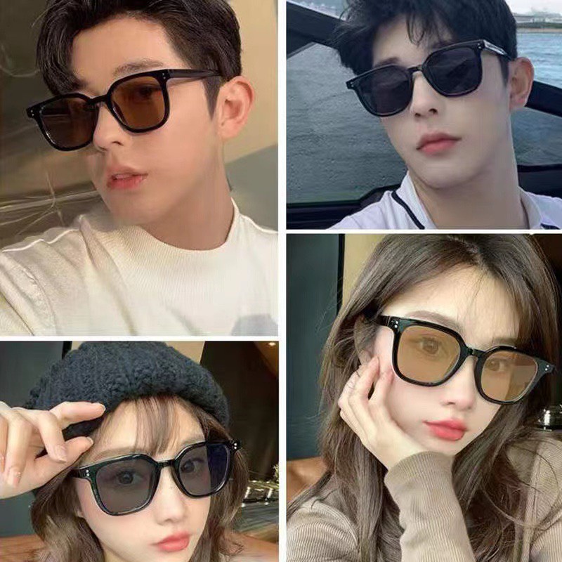 Thời Trang Kính Mát Hình Vuông Phong Cách ulzzang 636