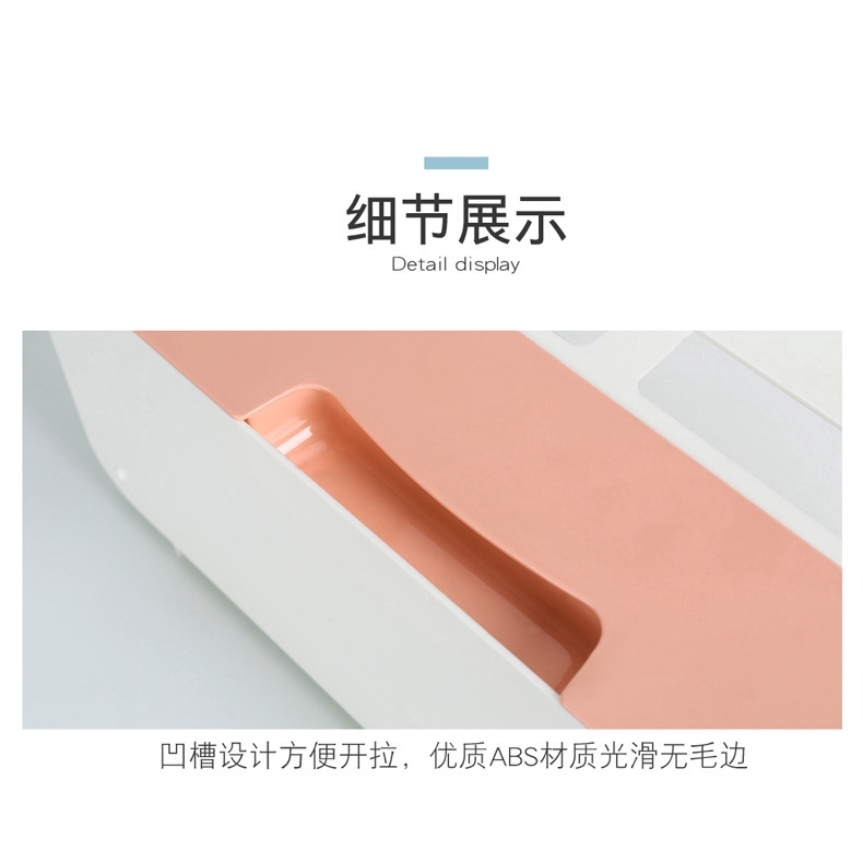 Kệ lưu trữ gắn tường không cần đục lỗ có ngăn kéo dùng trong nhà tắm đa năng tiện dụng