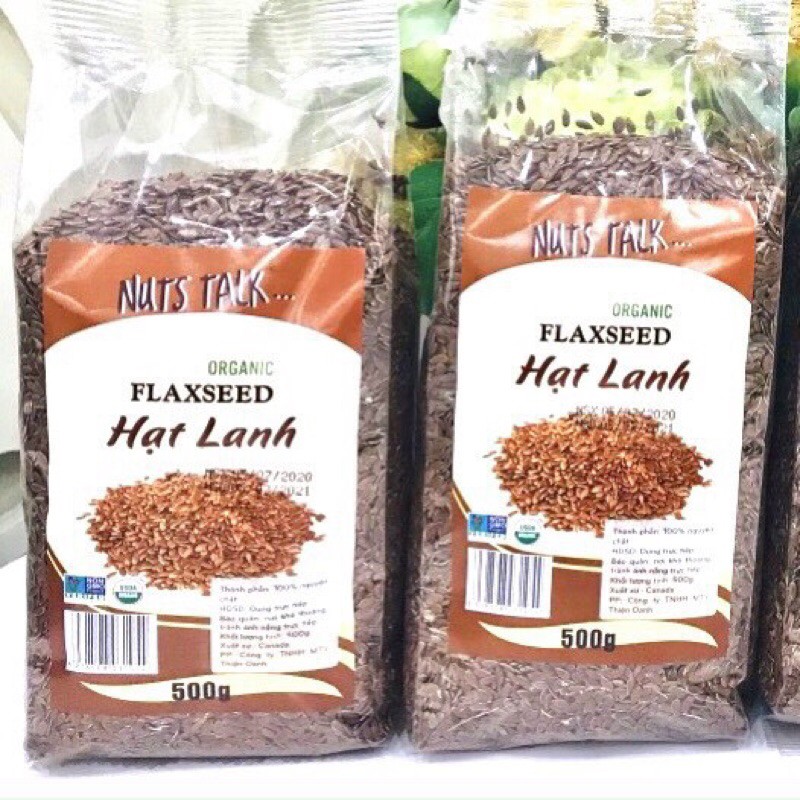 Hạt lanh Nuts Talk - túi 500g