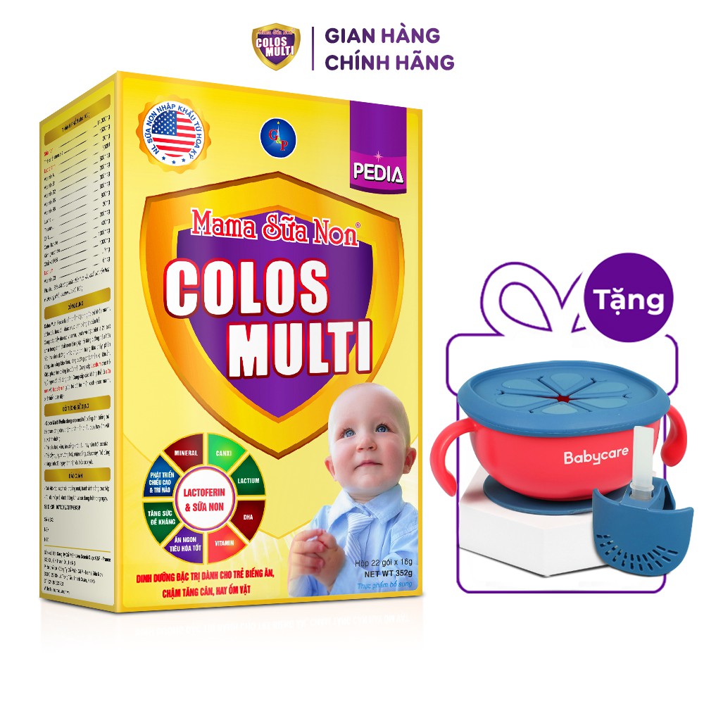 Sữa bột cho bé Colosmulti các loại hộp 350g - 450g [Quà tặng bát ăn uống 2IN1]