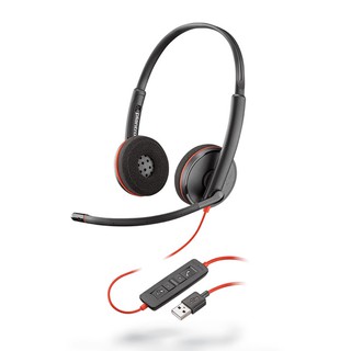 Tai nghe có micro Plantronics Blackwire C3220 USB-A - Hàng chính hãng