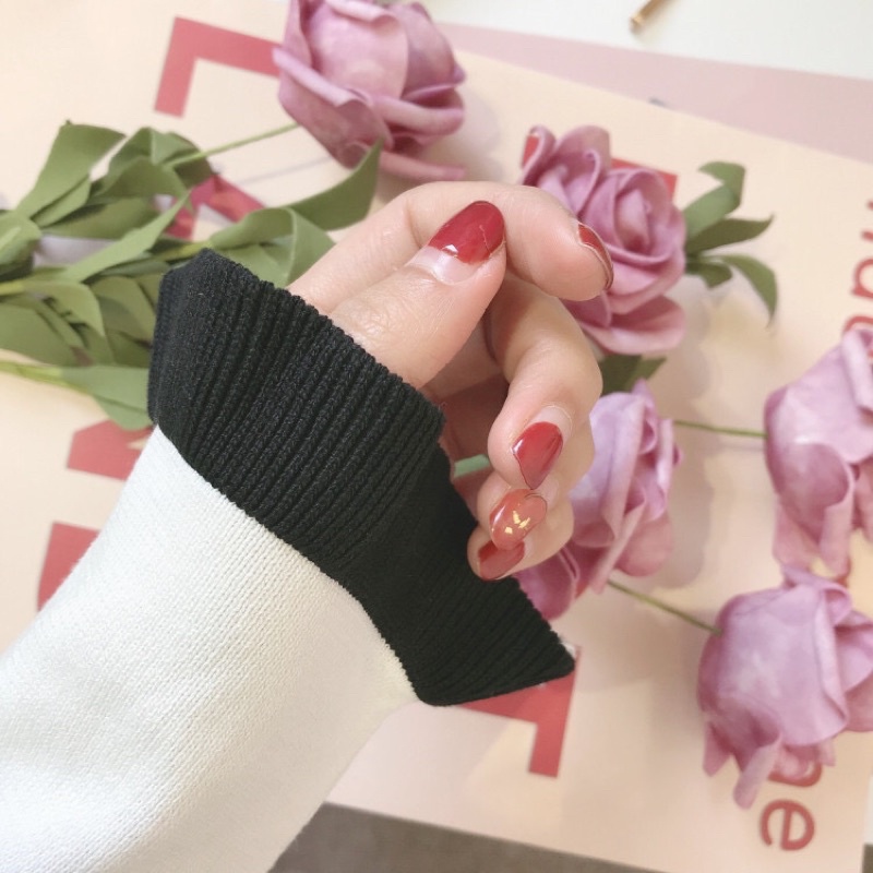 Áo len nữ dài cổ búp bê mới mùa thu,hàn quốc dịu dàng❤️