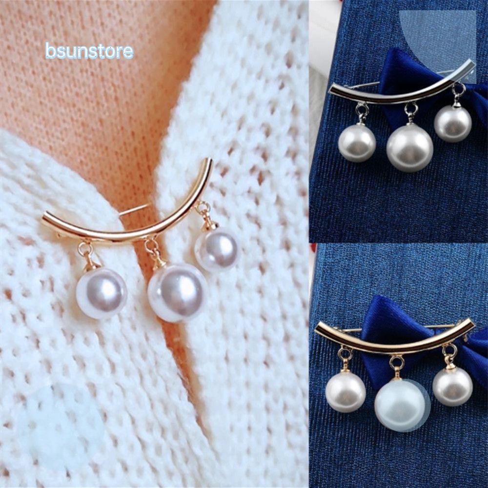 Ghim Cài Áo Đính Ngọc Trai Giả Thời Trang Cho Nữ