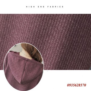 Váy bầu thu đông có mũ trùm đầu