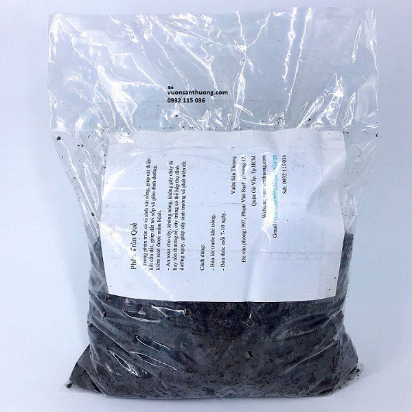 phân trùn quế hữu cơ vườn sản xuất 2kg