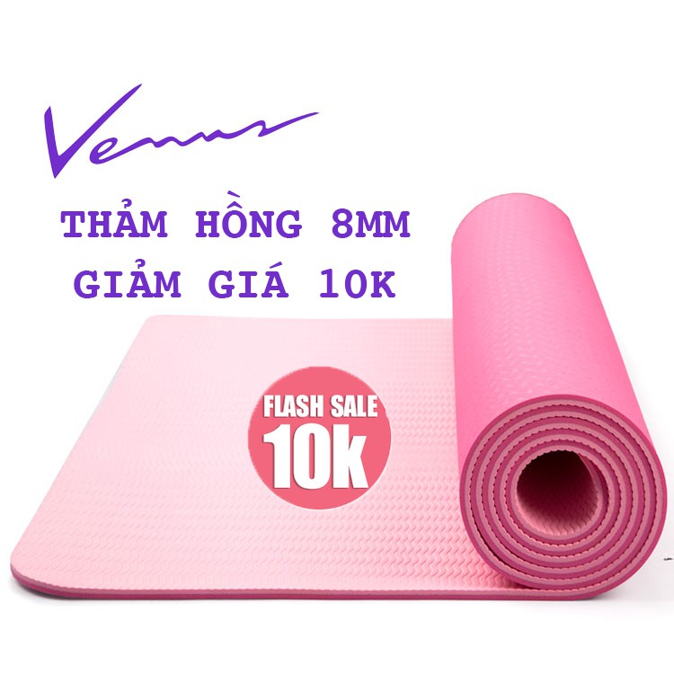 [FREESHIP❤️] THẢM TẬP YOGA TPE CAO CẤP 2 LỚP 6MM