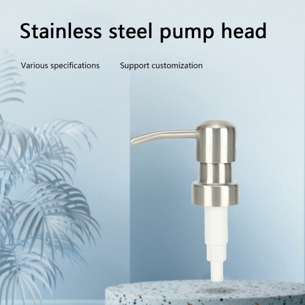 【DREAMLIFE】Stainless Steel Soap Pump Liquid Lotion Dispenser Replacement Head Tube Bottle