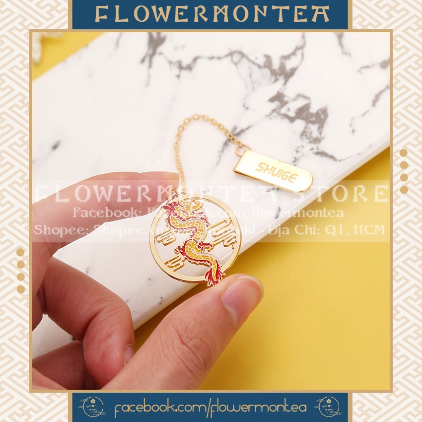 Thẻ Đánh Dấu Sách | Bookmark Dây Kim Loại - Cổ Phong 02