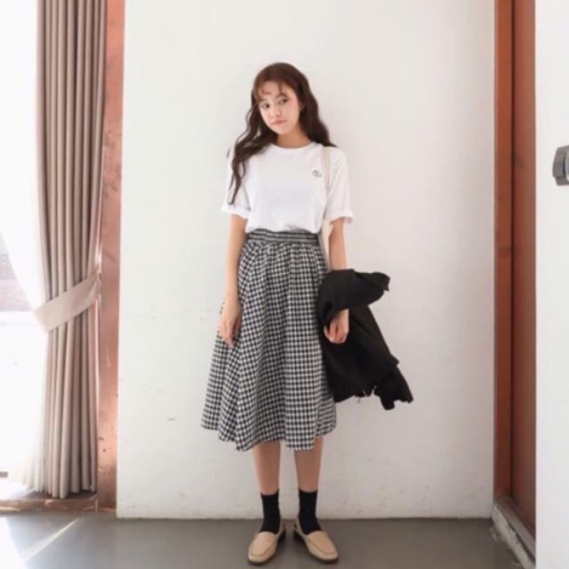 Chân váy xô hàn nhật( lựa live)