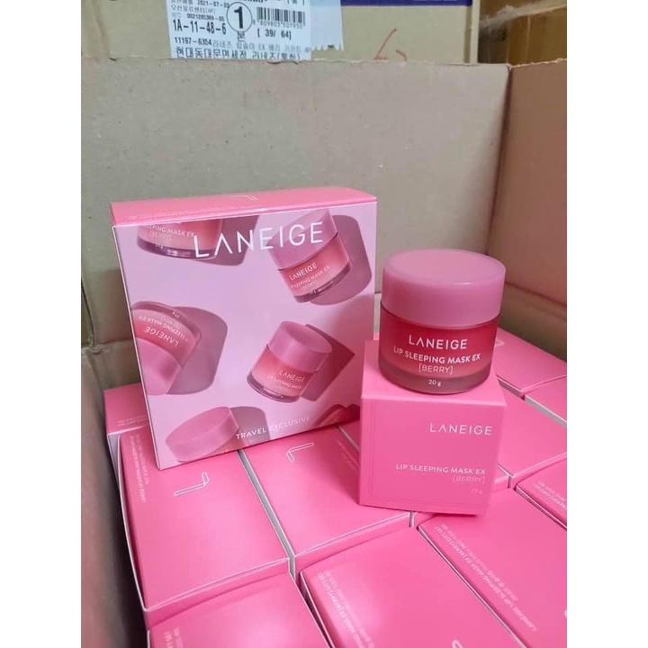 (CÓ BILL) MẶT NẠ Ủ MÔI LANEIGE LIP SLEEPING MASK 3G &amp; 20G CHÍNH HÃNG HÀN QUỐC.