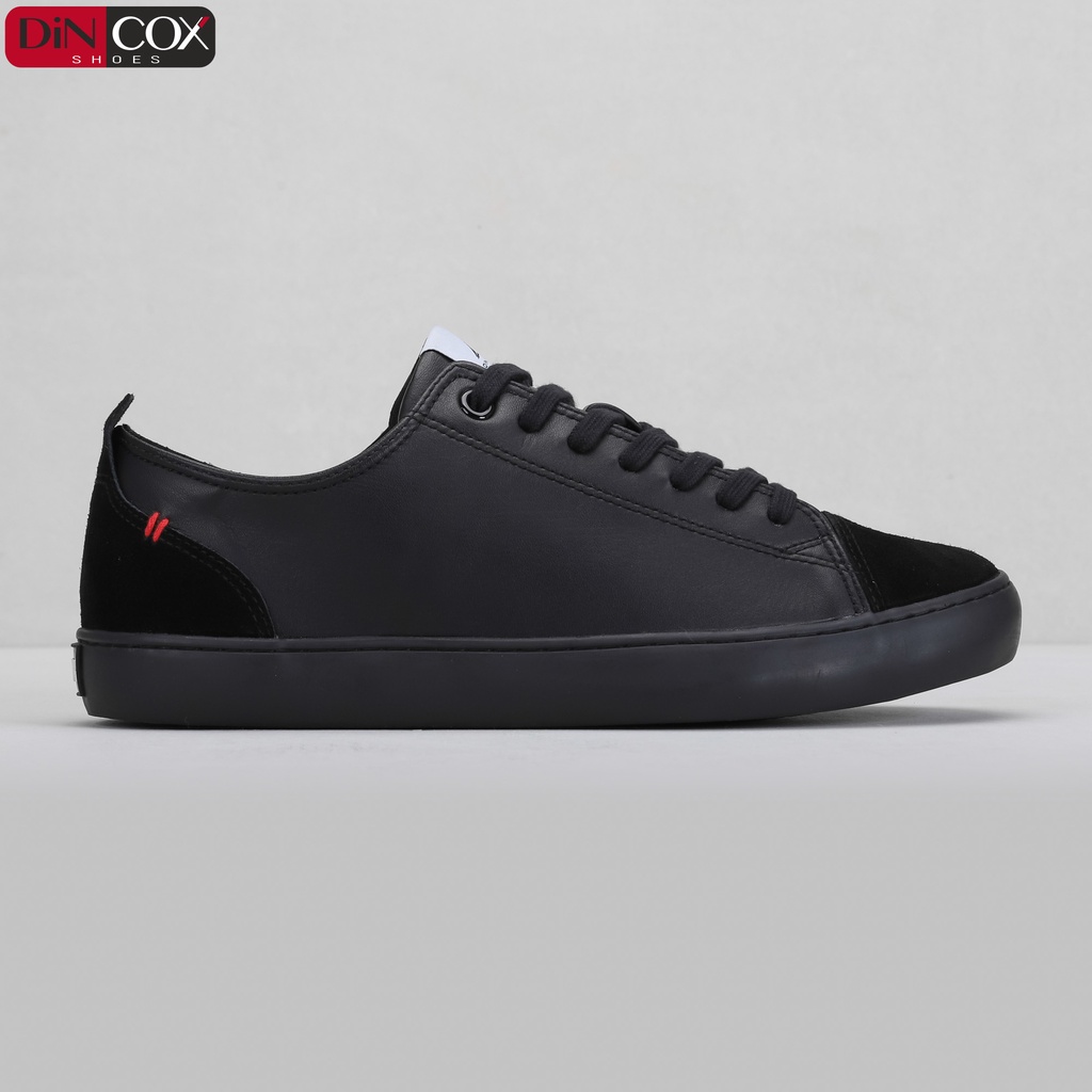 Giày Sneaker Da Nam DINCOX C17 Cách Điệu, Nhã Nhặn Full/Black