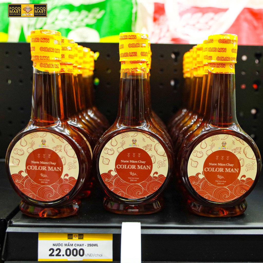 [DATE 25/10/23]Nước Mắm Chay COLOR MAN chai 250ml chiết xuất nấm men tự nhiên