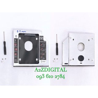 KHAY GẮN THÊM Ổ CỨNG VÀO VỊ TRÍ DVD (CADDY BAY) MỎNG 9.5mm