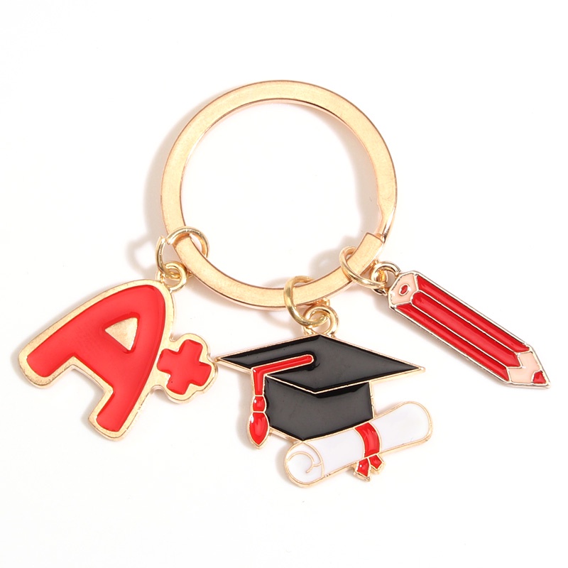 Móc Khóa Hình a + Bút Chì Xinh Xắn