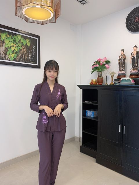 ĐỒ LAM ĐI CHÙA-MẪU THUN LẮC BÔNG