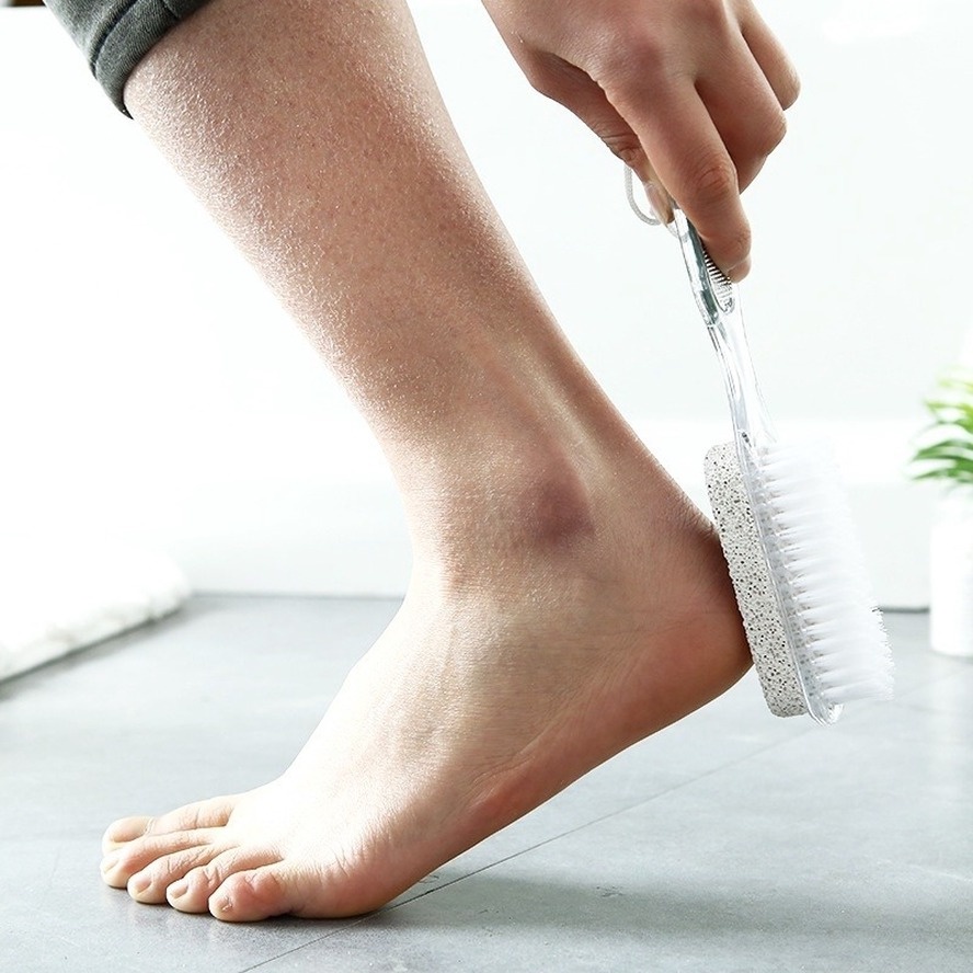 MỚI🌈Dụng cụ chà gót chân PUMICE 4 trong 1 tẩy sạch tế bào chết - yjteam67