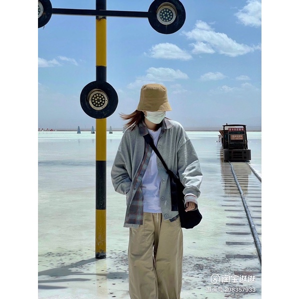 Túi Đeo Chéo Canvas Buộc Dây Knot Messenger Bag đeo chéo Unisex nam nữ size to (có sẵn, hình thật)