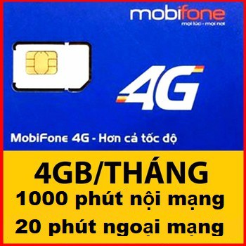 [Miễn phí 2 tháng đầu] sim 4G 10 số mobifone M79 Miễn phí [1000 phút nội mạng + 4GB/tháng + 20P gọi ngoại mạng]/tháng.