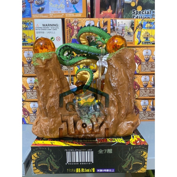 [DinoToy] Bộ mô hình 7 viên ngọc rồng+ Rồng thần +Núi