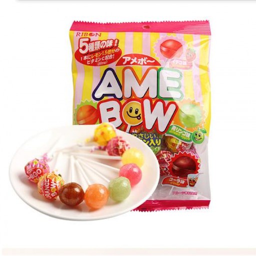 Kẹo mút trái cây Amebow - Hàng nội địa Nhật
