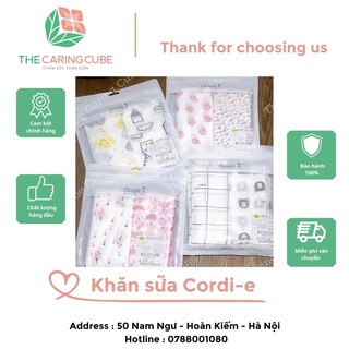 Set 10 khăn sữa Cordi sợi tre cao cấp Hàn Quốc cho bé
