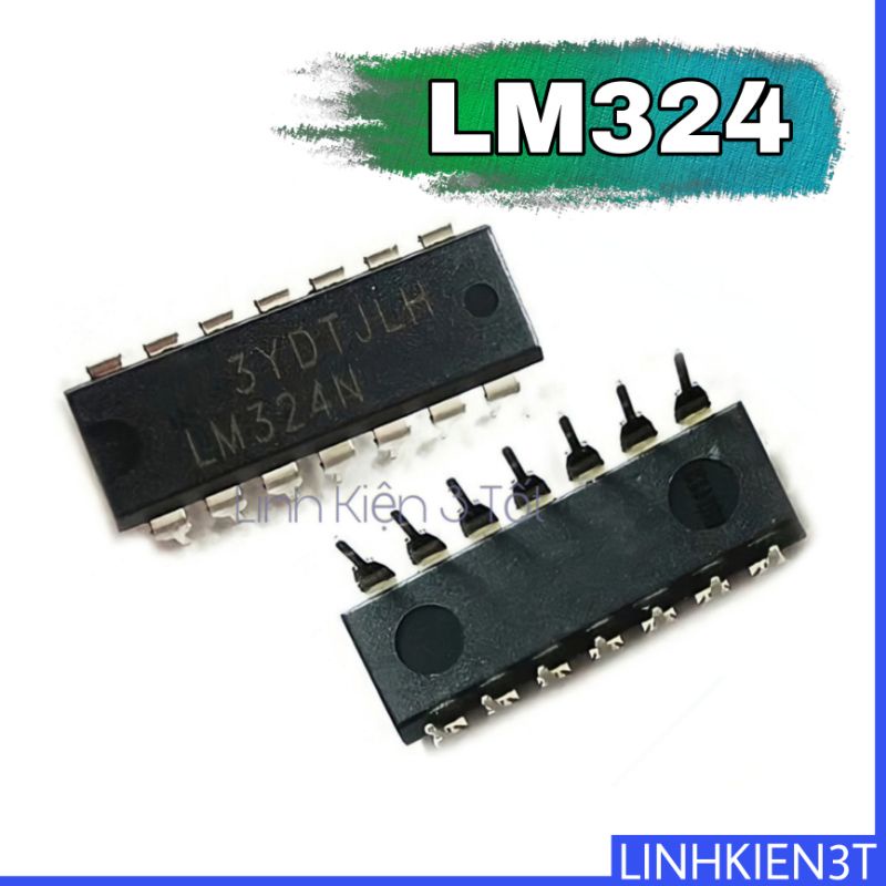 IC khuếch đại LM324 LM324N DIP-14 chính hãng