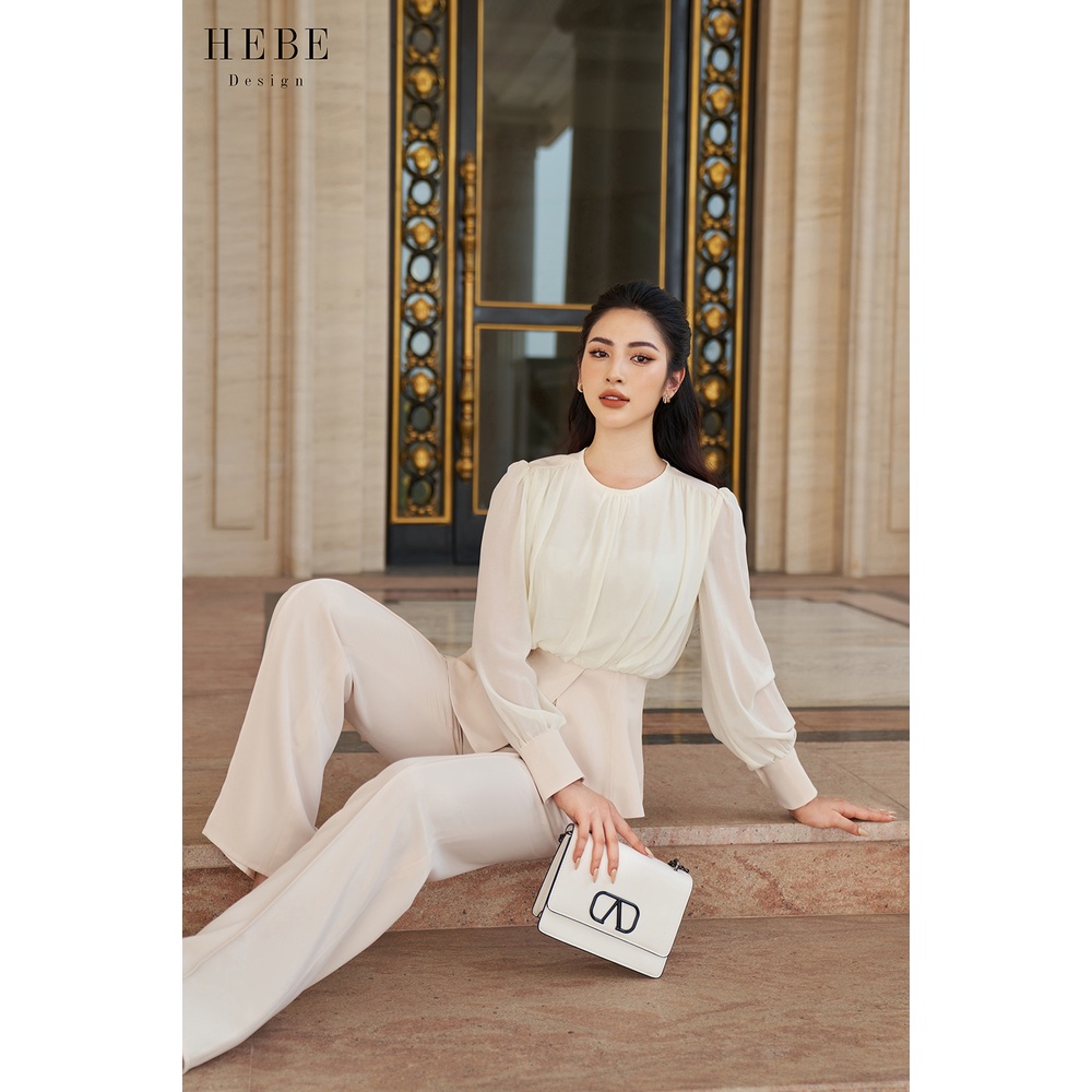 Sét đồ công sở áo sơ mi, quần xuông_HebeDesign_thời trang công sở.