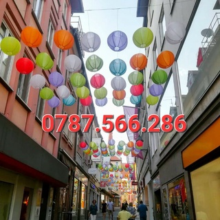 Đèn lồng vải lụa chịu nước size 35cm/30cm/25cm/20cm