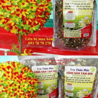 Trà thảo mộc hồng sâm Tâm Đức