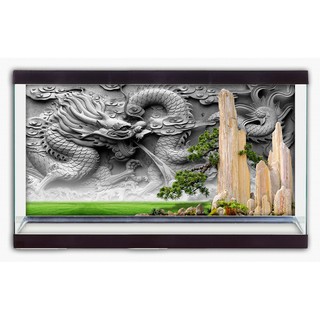 Tranh phông nền dán hồ cá minh trí aqua_056 kt 120 x 60