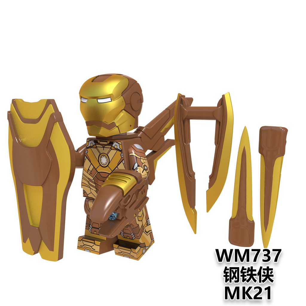 Minifigures Các Mẫu Nhân Vật Ironman Người Sắt Với Nhiều Phiên Bản Khác Nhau WM6065