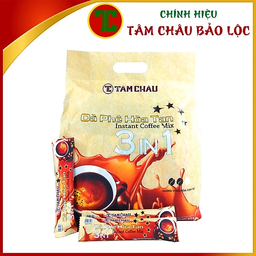 Cà phê Tâm Châu hoà tan 3in1  - Cà phê sữa đá