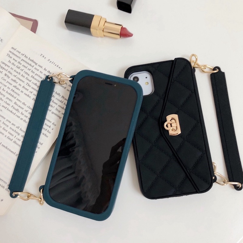 Ốp Lưng iPhone 11 Hình Túi Xách Sang Trọng Có Ngăn Đựng Card