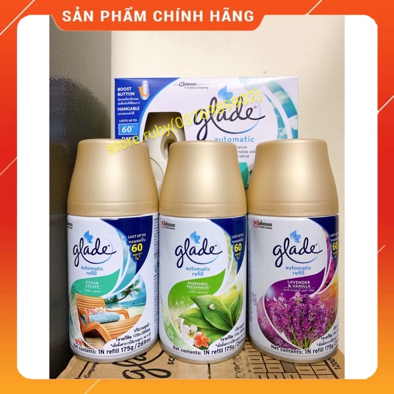 Chai Xịt Phòng Thay Thế Vào Máy Xịt Phòng Tự Động Glade - 269ml/175g