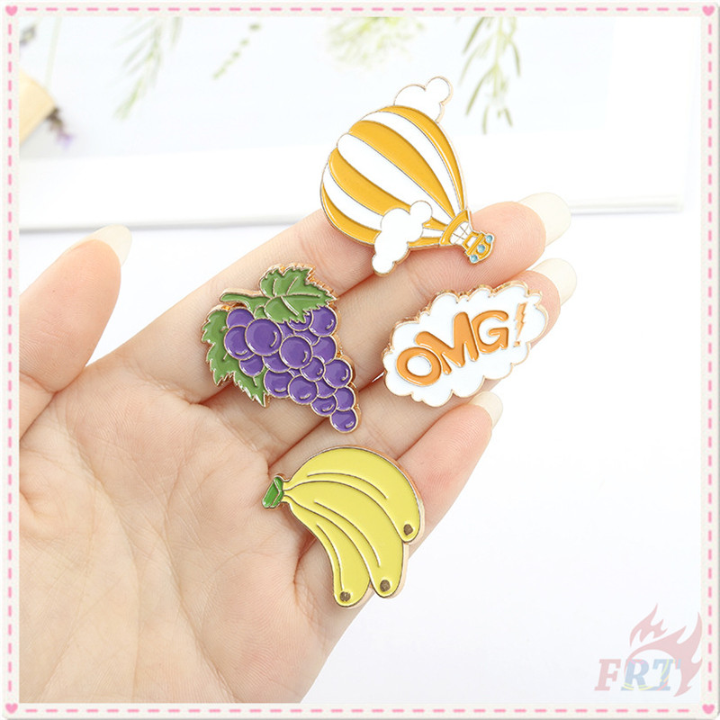 ★ Ins：Leisure Time - Grape / Banana / Milk / Balloon / OMG！Brooches ★ 1Pc Enamel Pins Backpack Button Badge Brooch