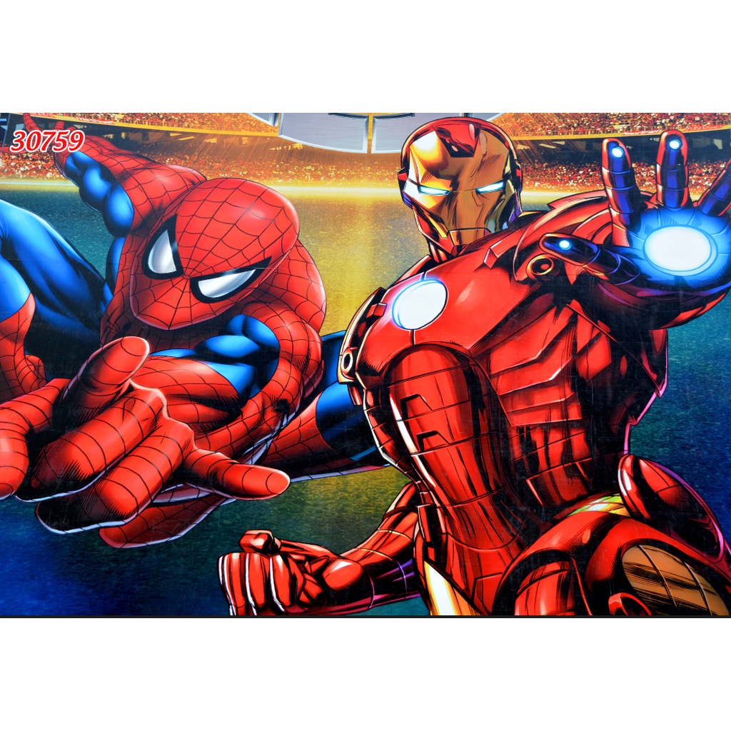 Tranh Dán Tường 3D Công Chúa, Siêu Nhân, Siêu Anh Hùng Giành Cho Trẻ Em