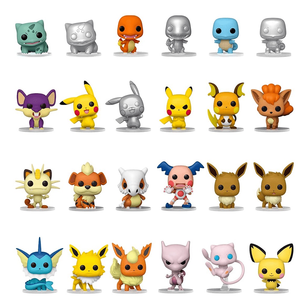 Mô hình Pokemon 5cm Advent Calendar 2021 Funko Pop Nhựa PVC CHÍNH HÃNG MỸ POKFKP04