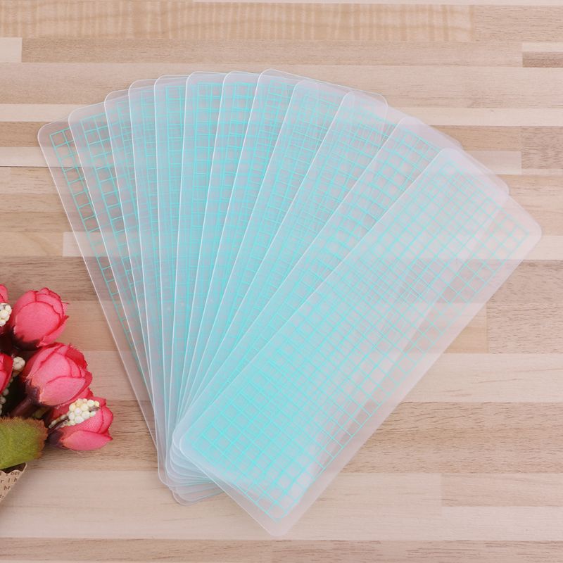 Bộ 12 Cuộn Băng Keo Dán Đánh Dấu Trang Sách Kích Thước 5x15cm Bằng PVC Trong Suốt DIY