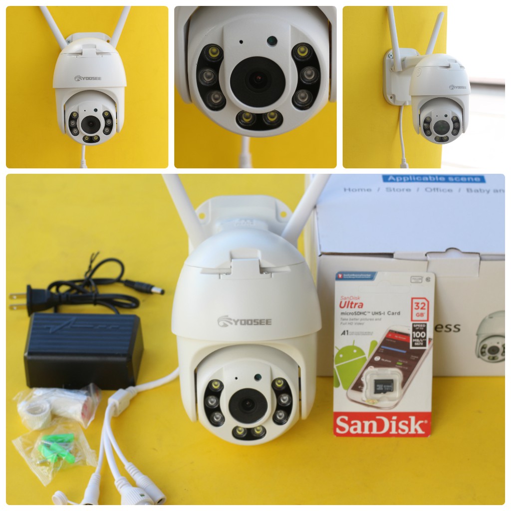 (Trợ giá) Camera yoosee chống nước 2.0mpx | BigBuy360 - bigbuy360.vn