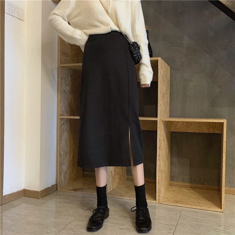 Chân váy dáng dài Ulzzang,Chân váy chữ A dáng dài phong cách Hàn Quốc | BigBuy360 - bigbuy360.vn