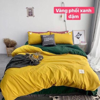Bộ Chăn Ga Cotton Đũi(cotton TiCi-Cotton TC)-Nhiều Mẫu