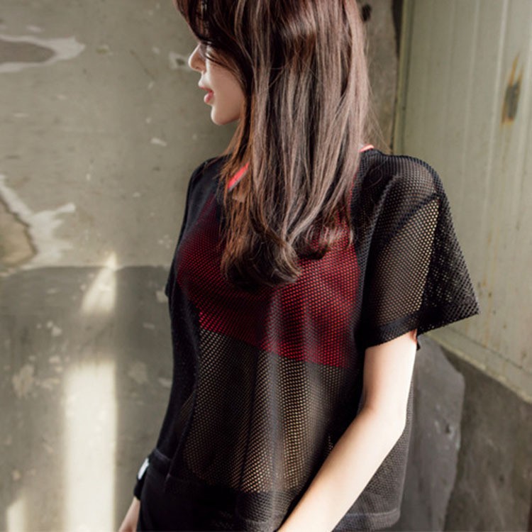 Áo lưới tập gym yoga đi biển 2083 diệu shop | BigBuy360 - bigbuy360.vn