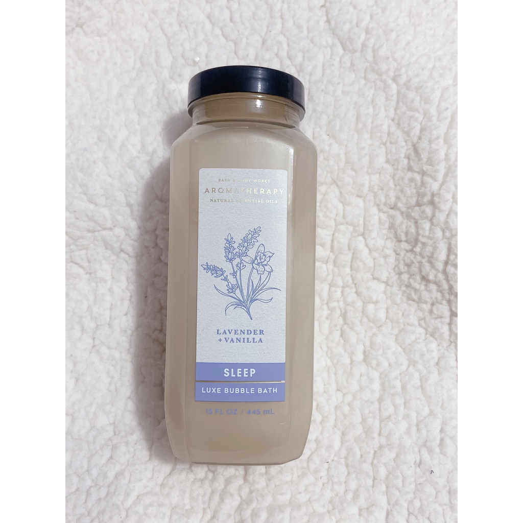 Aromatherapy Eucalyptus Spearmint / Sleep Lavender Vanilla Tắm bồn tắm bong bóng Bath &Body Works Luxe Bubble Bath 445ml