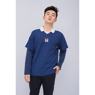 Áo Polo BOO nam layer tay Boo