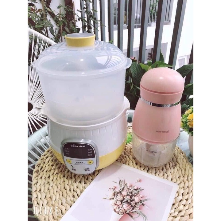 Máy xay đa năng HATTIECS xay thực phẩm ăn dặm cho bé