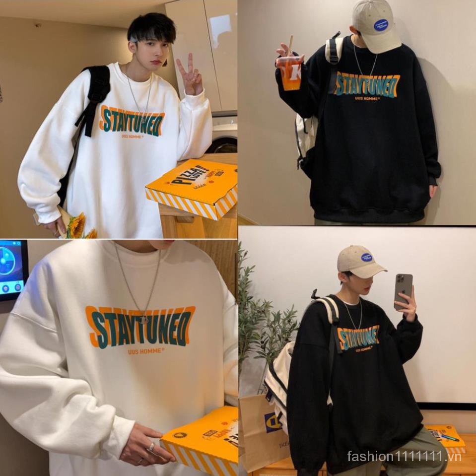Áo sweater , áo nỉ in hình họa tiết form rộng unisex